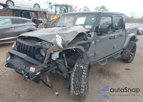 2021 Jeep Gladiator Overland 4X4 z USA, uszkodzony, nr VIN 1C6HJTFG1ML604562